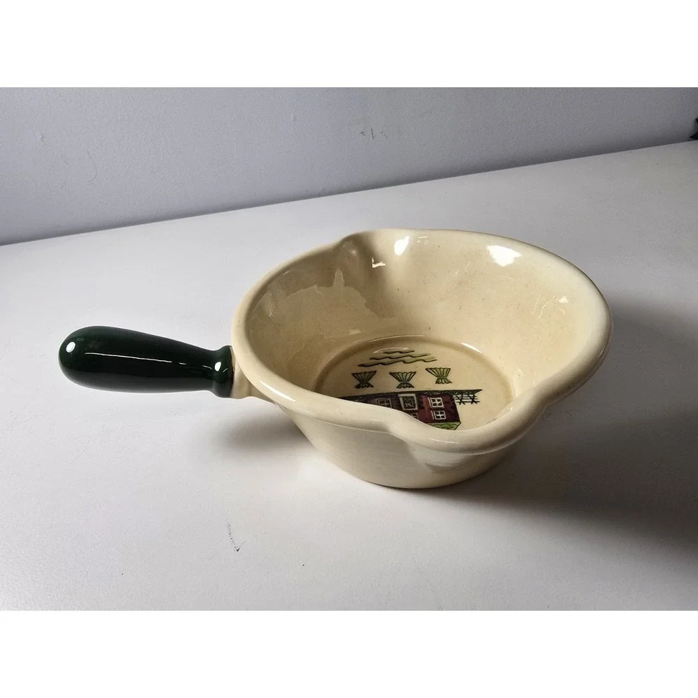 Metlox Poppytrail HOMESTEAD PROVINCIAL Gravy Bowl Boat Handled‎ 2 Spout